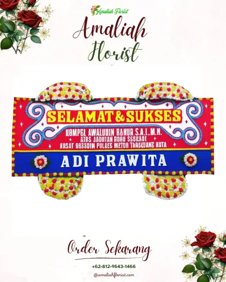 Papan Bunga Ucapan Selamat Srihardono